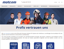 Tablet Screenshot of motcom.ch